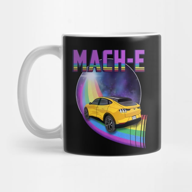 Mach-E Rides the Rainbow Galaxy in Cyber Orange by zealology